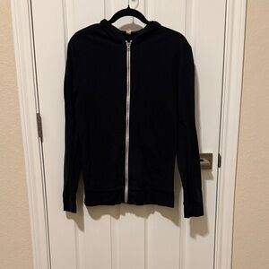 Black Zip-Up Hoodie